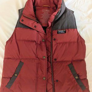 L.L. Bean Women's Mountain Classic Down Vest, Colorblock Petite XXS